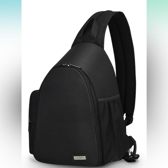 Amazon Handbags - Black Caden Camera Sling Backpack